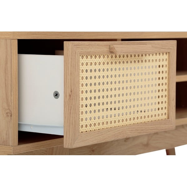 TV omarica v hrastovem dekorju 128x47 cm Bridget – Støraa-image-1