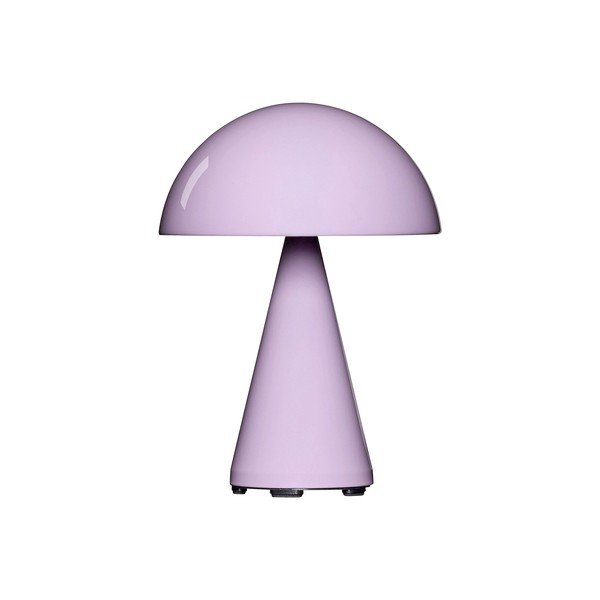 Svetlo rožnata LED zatemnitvena namizna svetilka (višina 20 cm) Mush – Hübsch