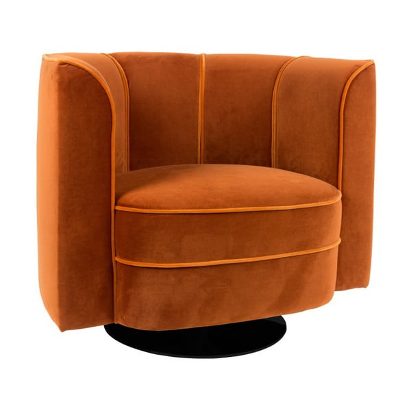 Oranžen fotelj Dutchbone Flower