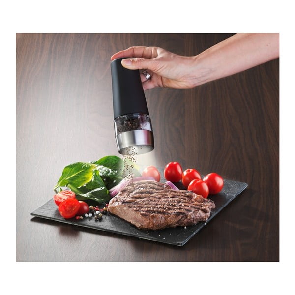 Črni dvojni mlinček za sol in poper Wenko Mill-image-1