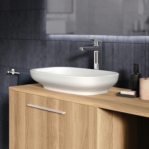 Pult kopalniške omarice v hrastovem dekorju v naravni barvi 120x51 cm i.Life B – Ideal Standard-image-4