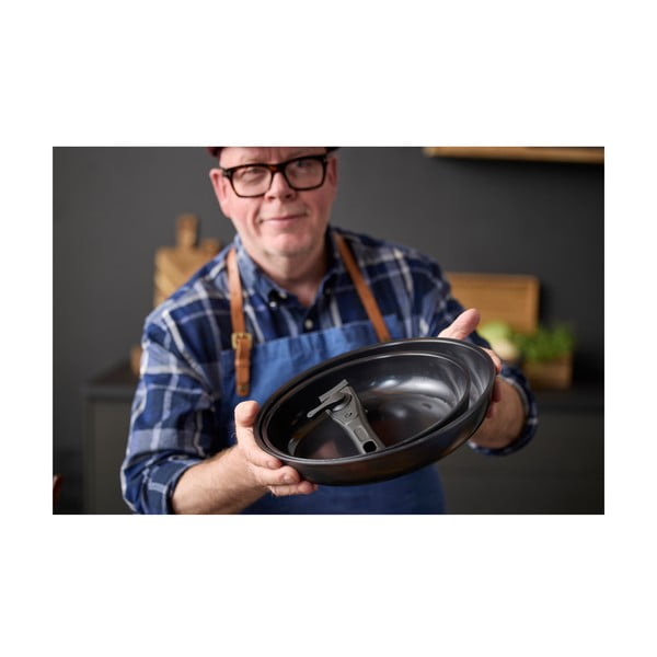 Aluminijast komplet ponev s snemljivim ročajem 2 ks z neprijemljivo površino ø 28 cm – Holm-image-1