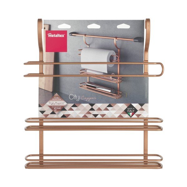 Viseča polica s tremi nivoji Metaltex Copper-image-1