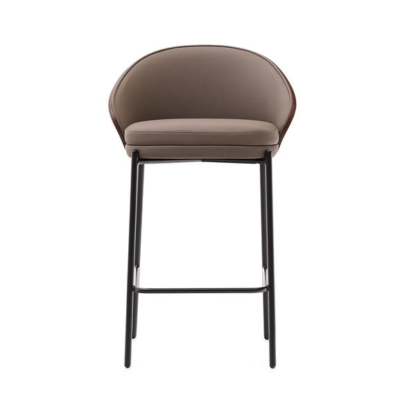 Rjav barski stol (višina sedeža 65 cm) Eamy – Kave Home-image-4