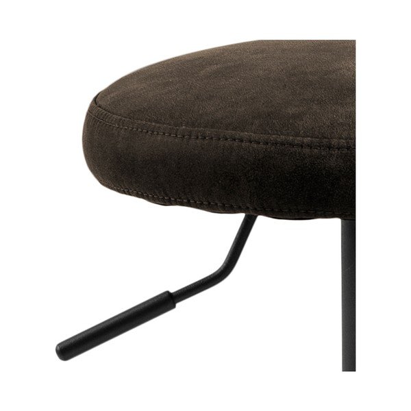 Siv oblazinjen barsko stol z nastavljivo višino (višina sedeža 62 cm) Finch – Actona-image-3