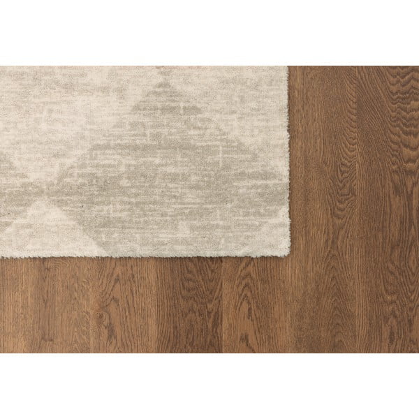 Bež volnena preproga 133x190 cm Agnus Checkered – Agnella-image-4