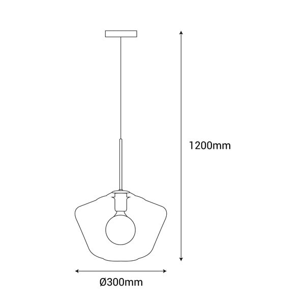 Viseča svetilka SULION Astrid, višina 120 cm-image-2