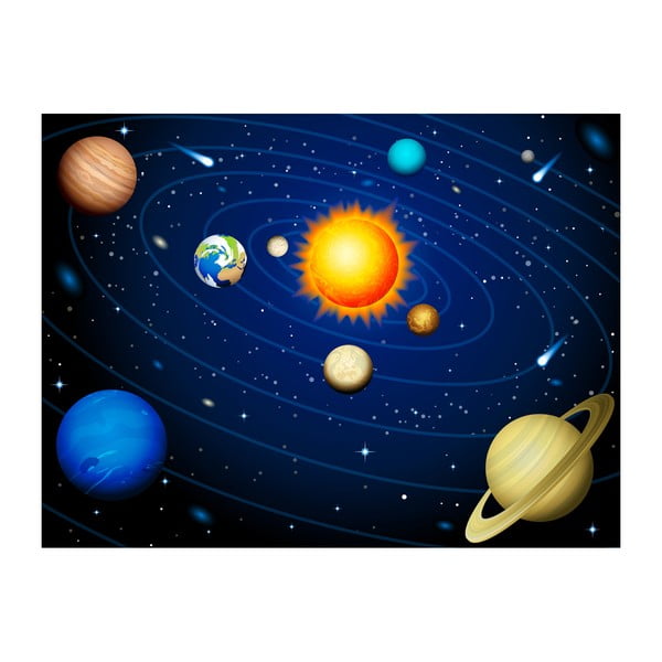 Tapeta velikega formata Artgeist Solar System, 200 x 154 cm
