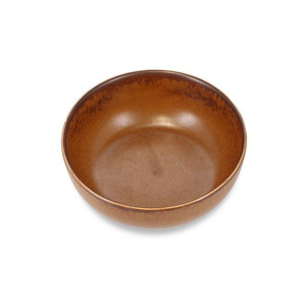 Rjava porcelanasta skledica za juho 710 ml Ovio – BonBistro-image-1