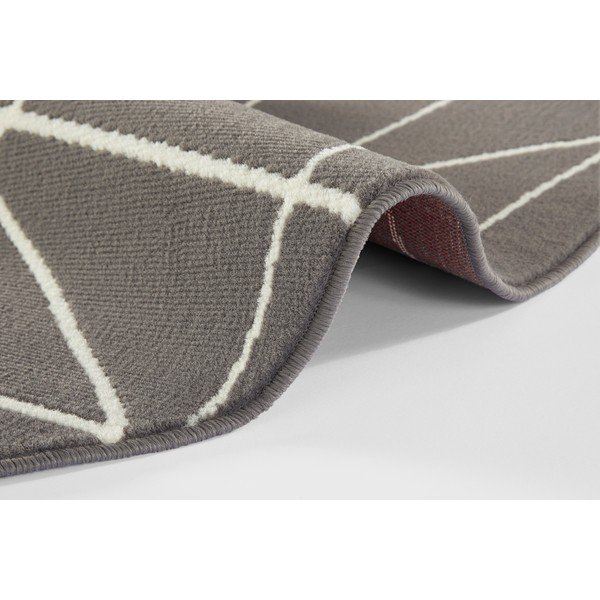 Siva preproga Ragami Velvet, ø 140 cm-image-2