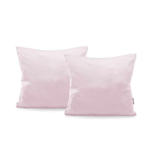 Komplet 2 svetlo vijoličastih bombažnih prevlek za blazine DecoKing Amber Lilac, 40 x 40 cm-image-1