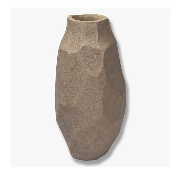 Bež vaza iz poliresina (višina 18 cm) Nuki – Mette Ditmer Denmark