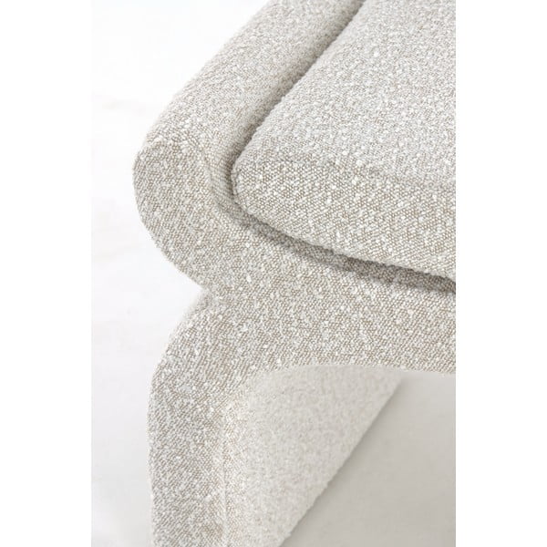 Kremno bela klop iz tkanine bouclé Nafya – Light & Living-image-4