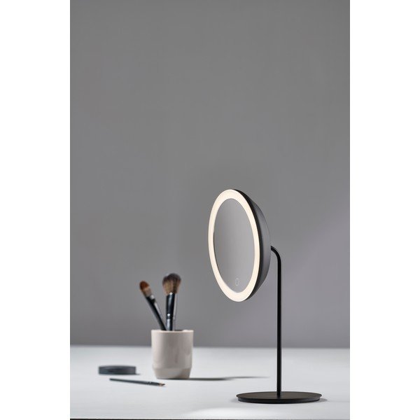 Črno kozmetično ogledalo Zone Eve, ø 18 cm-image-2