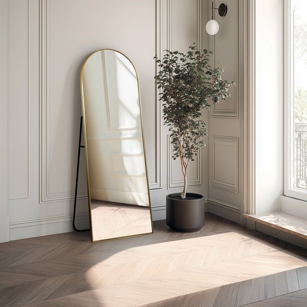 Stensko/stoječe ogledalo 50x140 cm Aurea – Styler-image-1
