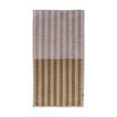 Rjavo-bež brisača iz organskega bombaža 50x90 cm Disorder - Mette Ditmer Denmark