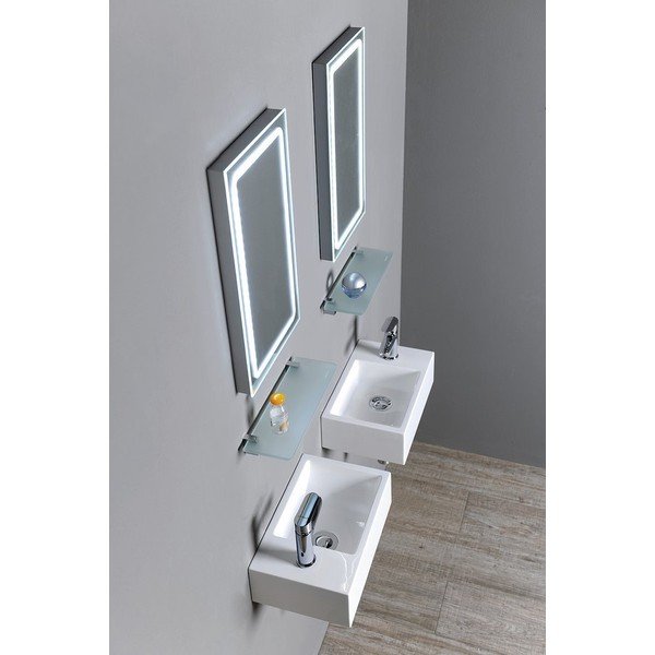 Majhen umivalnik iz litega marmorja Sapho Alabama, leva stran-image-1