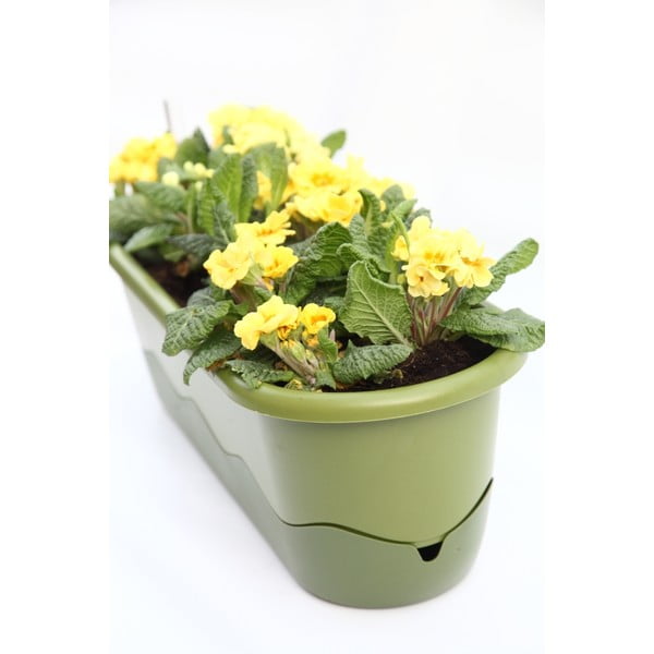 Zelen amozalivalni cvetlični lonček Plastia Mareta, dolžina 80 cm-image-2