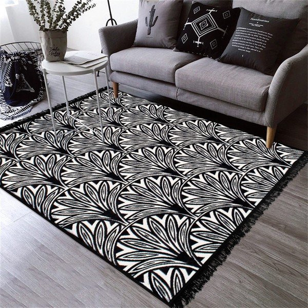 Obojestranska pralna preproga Kate Louise Doube Sided Rug Palm, 120 x 180 cm-image-3
