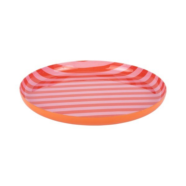 Oranžen/svetlo rožnat železen krožnik ø 22 cm Animado – PT LIVING