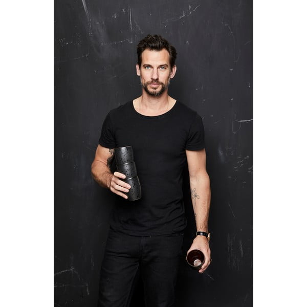 Črne keramične skodelice v kompletu za latte 4 ks 270 ml Gastro Black/Mix – Bitz-image-1