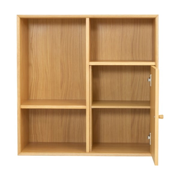 Sistem modularnih polic v hrastovem dekorju v naravni barvi 70x70 cm Z  – Tenzo-image-4