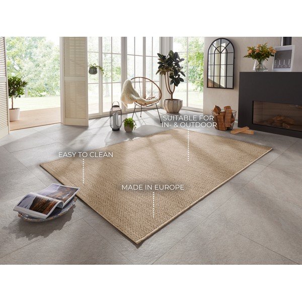 Rjava zunanja preproga Elle Decoration Brave Caen, 200 x 290 cm-image-4