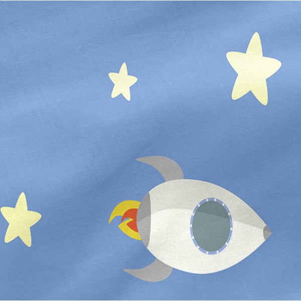 Otroška bombažna rjuha Happynois Astronaut, 120 x 60 cm-image-3