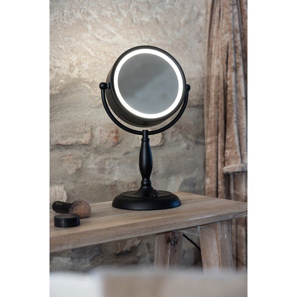 Mat črna namizna svetilka s steklenim senčilom (višina 36 cm) Face – Markslöjd-image-3