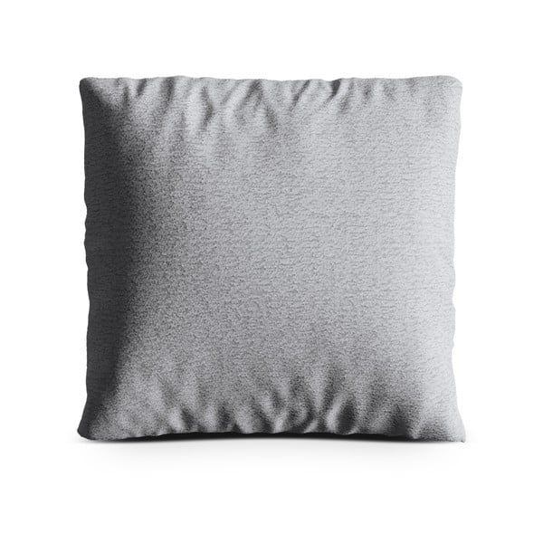 Svetlo siva okrasna blazina za sedežno garnituro iz tkanine bouclé Kemi – Cosmopolitan Design