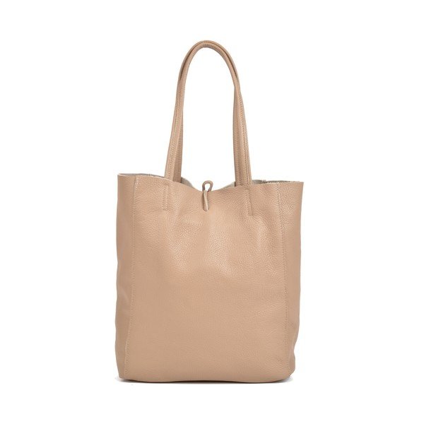 Beige Women's Leather Sofia Cardoni Shopper Handbag-image-3