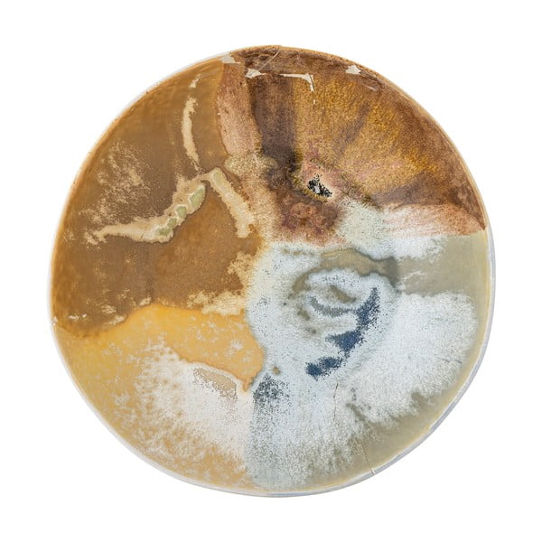 Kremno bela skledica iz kamenine 1,3 l Lacey – Bloomingville-image-3