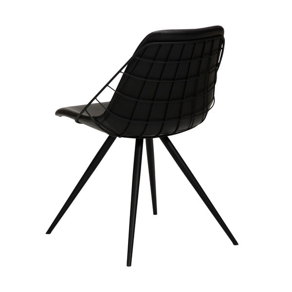 Črn jedilni stol iz umetnega usnja DAN-FORM Denmark Sway-image-3