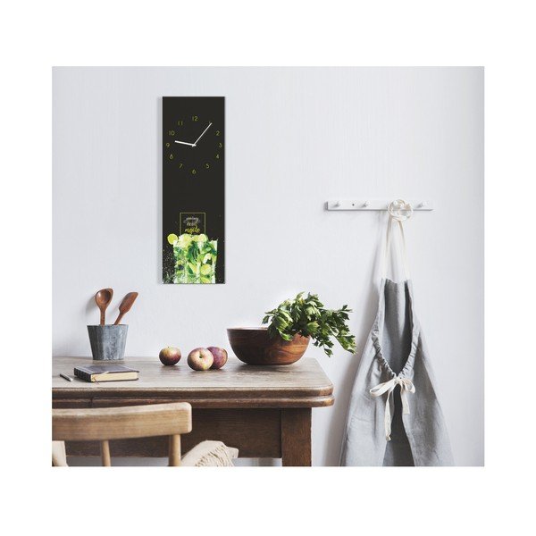 Stenska ura Styler Glassclock Mojito, 20 x 60 cm-image-1