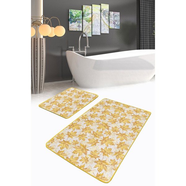 Rumene kopalniške preproge v kompletu 2 ks 60x100 cm – Mila Home-image-2