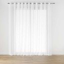 Bela prosojna zavesa 400x240 cm Haltona – douceur d'intérieur