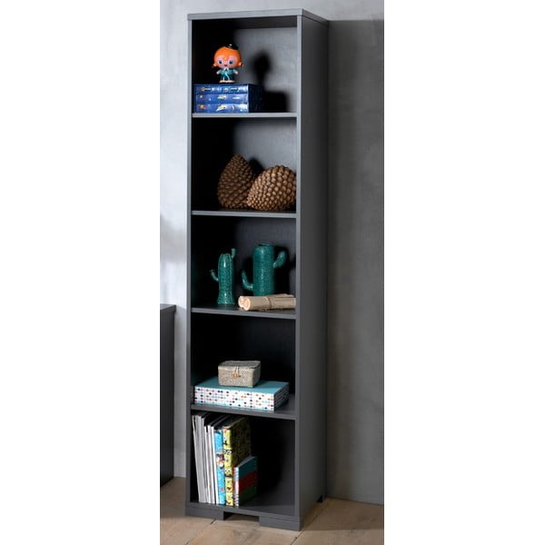 Temno siv otroški regal 46x195 cm London – Vipack-image-1