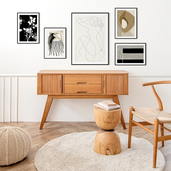 Slika 30x40 cm Silhouet Leaves – Malerifabrikken-image-1