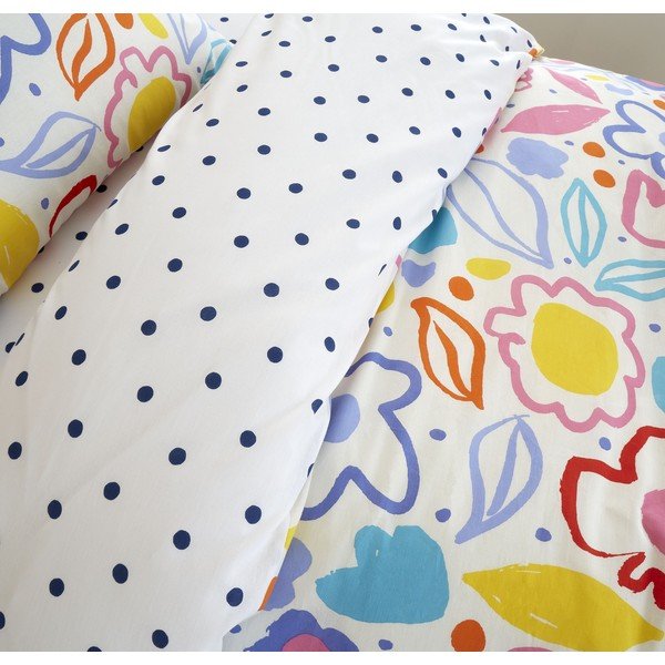 Bombažna otroška posteljnina 200x135 cm Blomme Floral - Pineapple Elephant-image-3