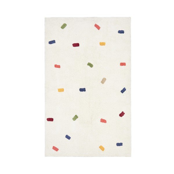 Kremno bela bombažna otroška preproga 90x150 cm Epifania – Kave Home