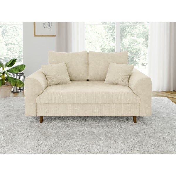 Bež sedežna garnitura 150 cm Ariella – Ropez-image-1