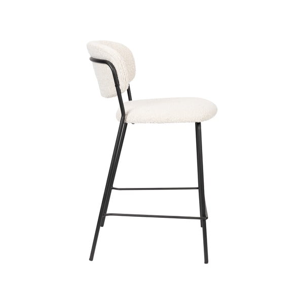 Beli barski stoli v kompletu 2 kos 89 cm Jolien - White Label-image-3