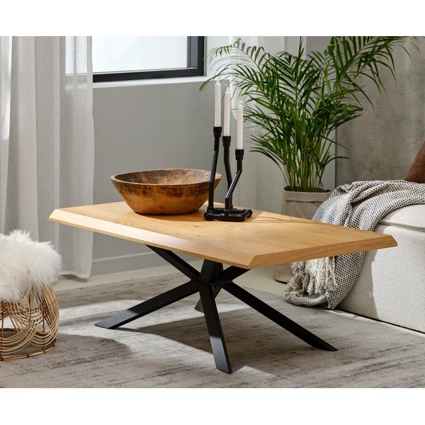 Mizica z mizno ploščo v hrastovem dekorju 68x130 cm Arno – Unique Furniture-image-1