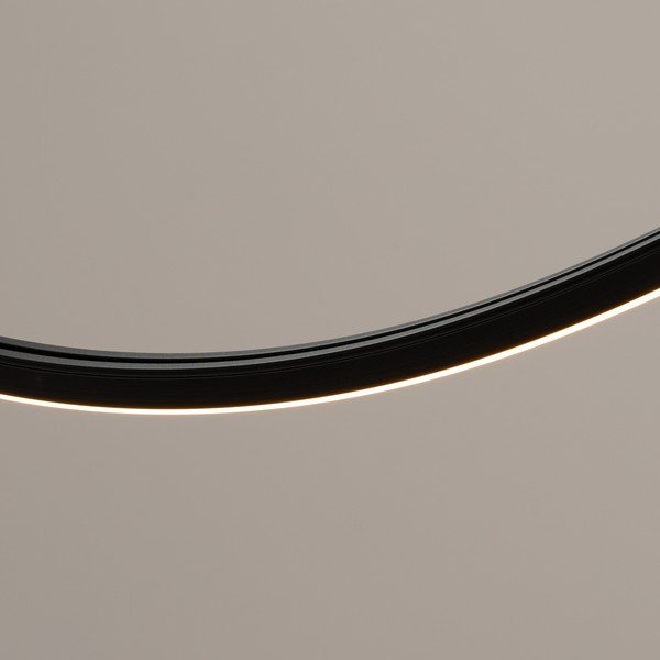 Črna aluminijasta LED viseča svetilka ALVAR – Thoro-image-4