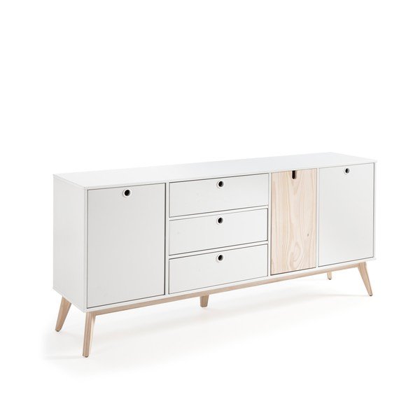 Komoda iz belega borovega lesa Marckeric Kiara-image-2