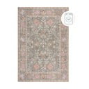 Svetlo zelena pralna preproga 152x230 cm Una Floral – Flair Rugs