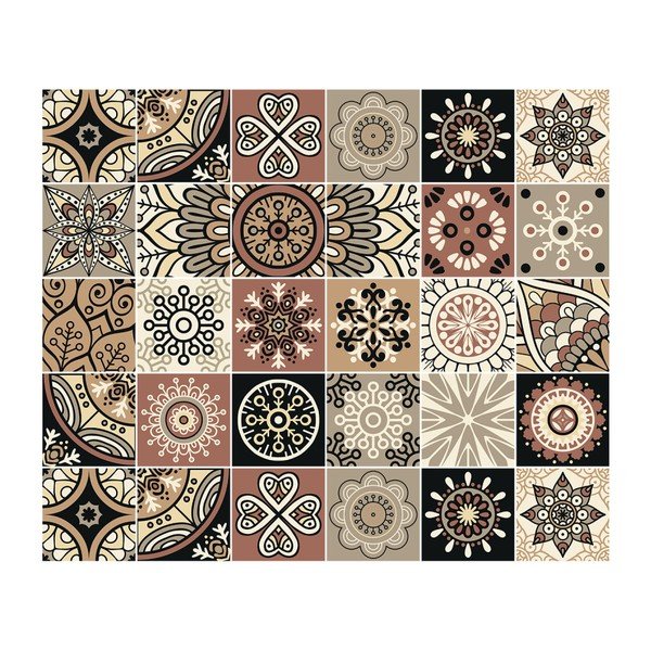 Komplet 30 nalepk za pohištvo Ambiance Tiles Nalepke za pohištvo Cineloto Mento, 15 x 15 cm-image-2
