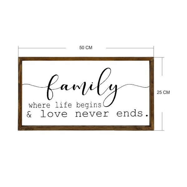 Stenska slika Kate Louise Family, 50 x 25 cm-image-3