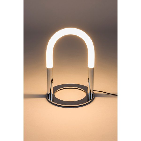 Kovinska LED zatemnitvena namizna svetilka v srebrni barvi (višina 36 cm) Arch – Zuiver-image-4