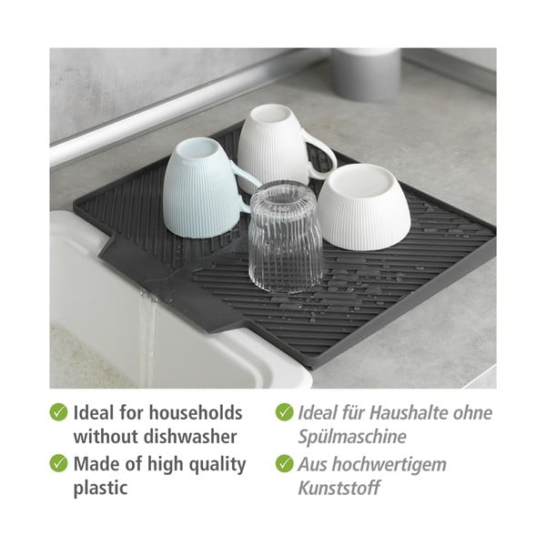 Temno siv odcejalnik Wenko Neli, 34 x 40 cm-image-3